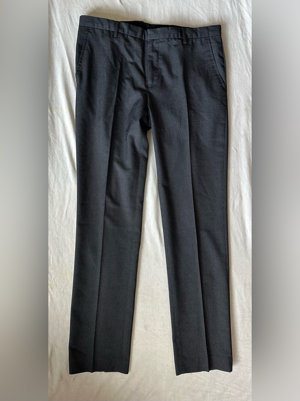 Topman Gray Black Tailored Dress Pants 34R